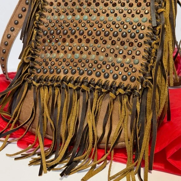 Kurtmen Studded Fringe Bag - Picture 2 of 10